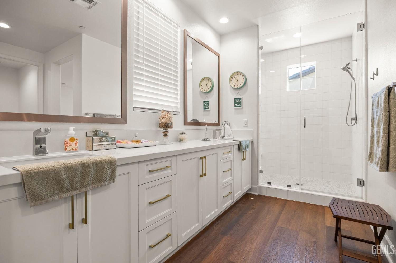 Undisclosed Address Camarillo, CA 93012 - Photo 24 of 54 a bathroom with a double vanity sink mirror and double