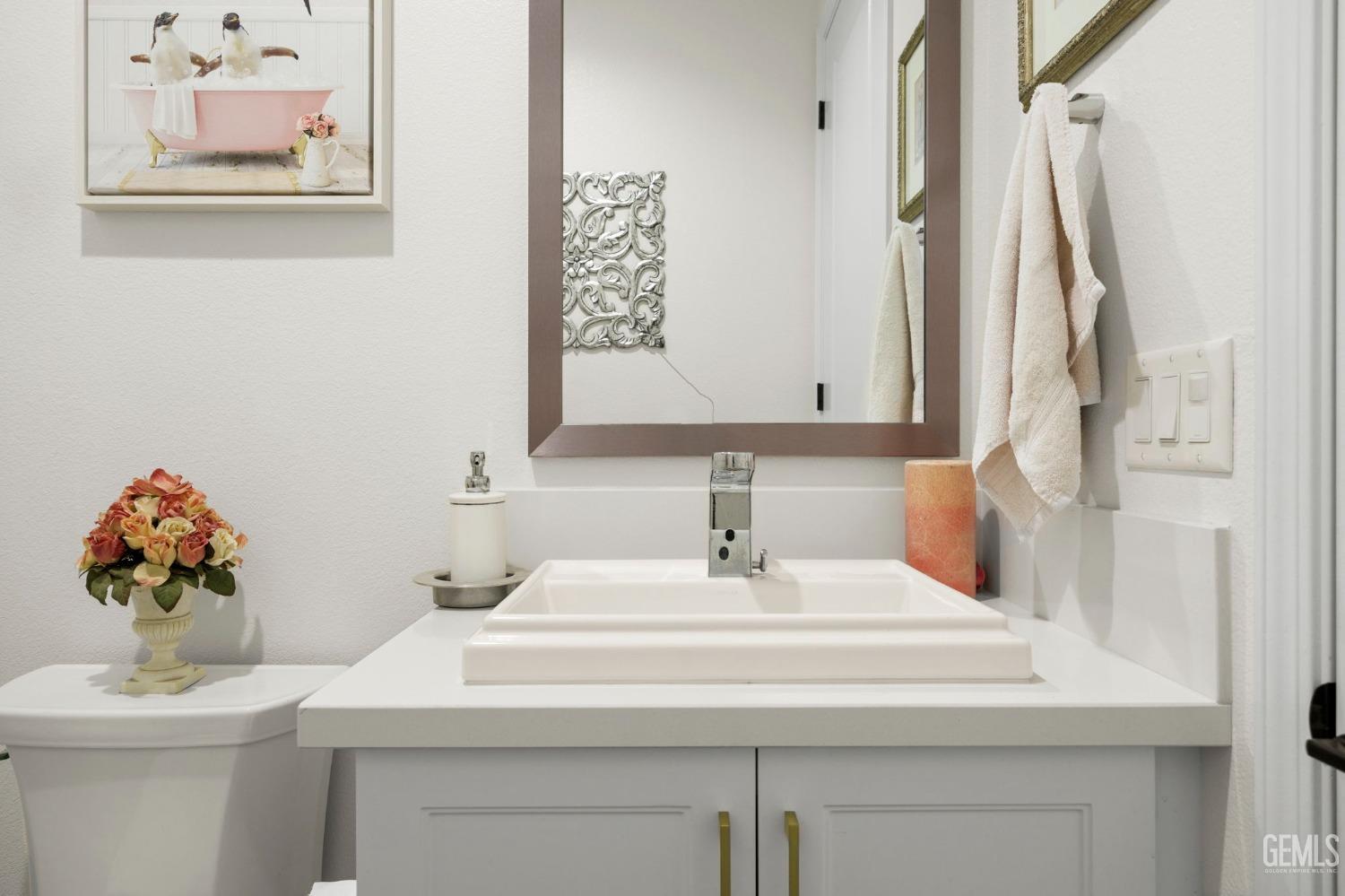 Undisclosed Address Camarillo, CA 93012 - Photo 32 of 54 a bathroom with a sink and a mirror