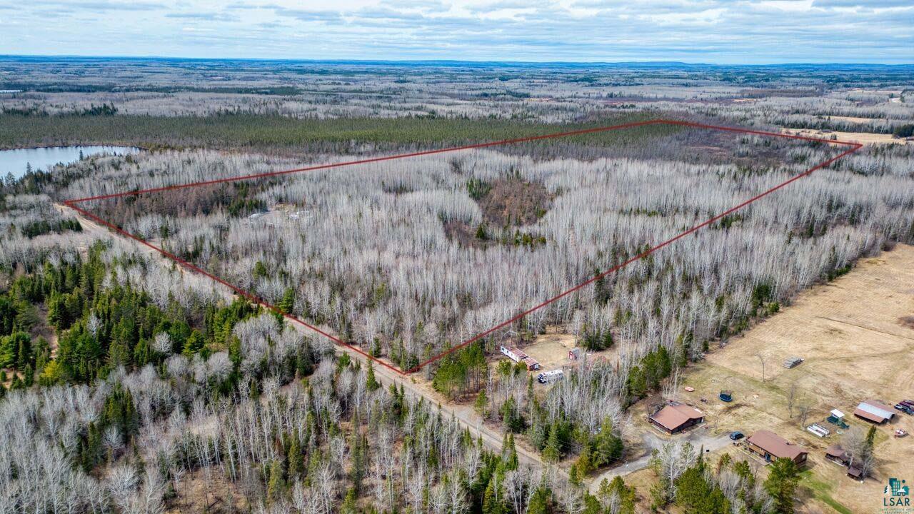 5303 Markham Road Makinen, MN 55763 - Photo 2 of 36 Bird's eye view with a rural view