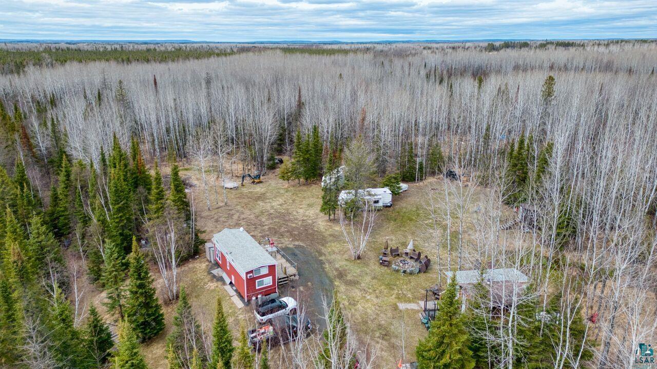 5303 Markham Road Makinen, MN 55763 - Photo 8 of 36 Birds eye view of property with a view of trees