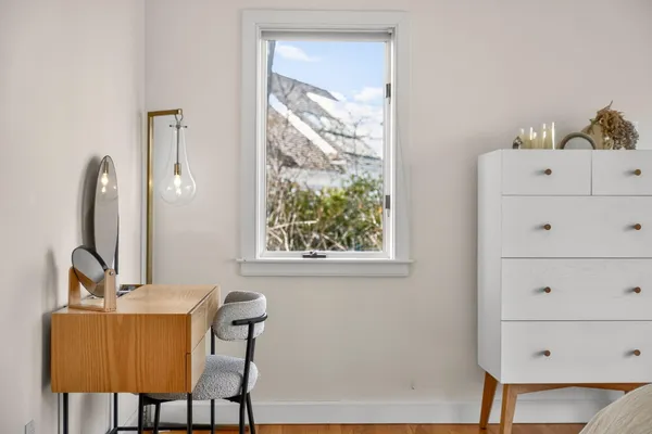 a view of a window and a window