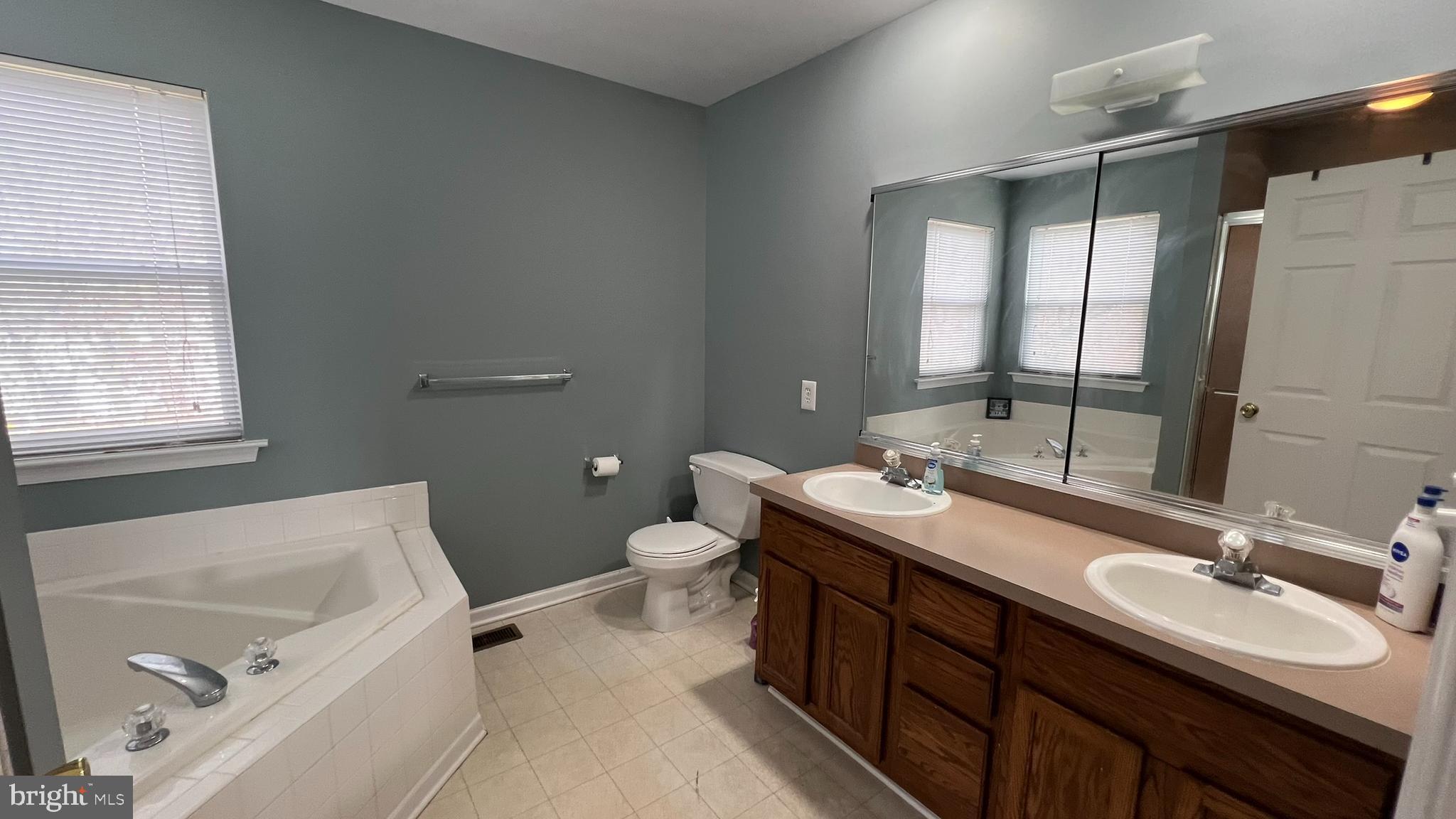 415 Stockton Loop Williamstown, NJ 08094 - Photo 31 of 41 a bathroom with a sink and a mirror