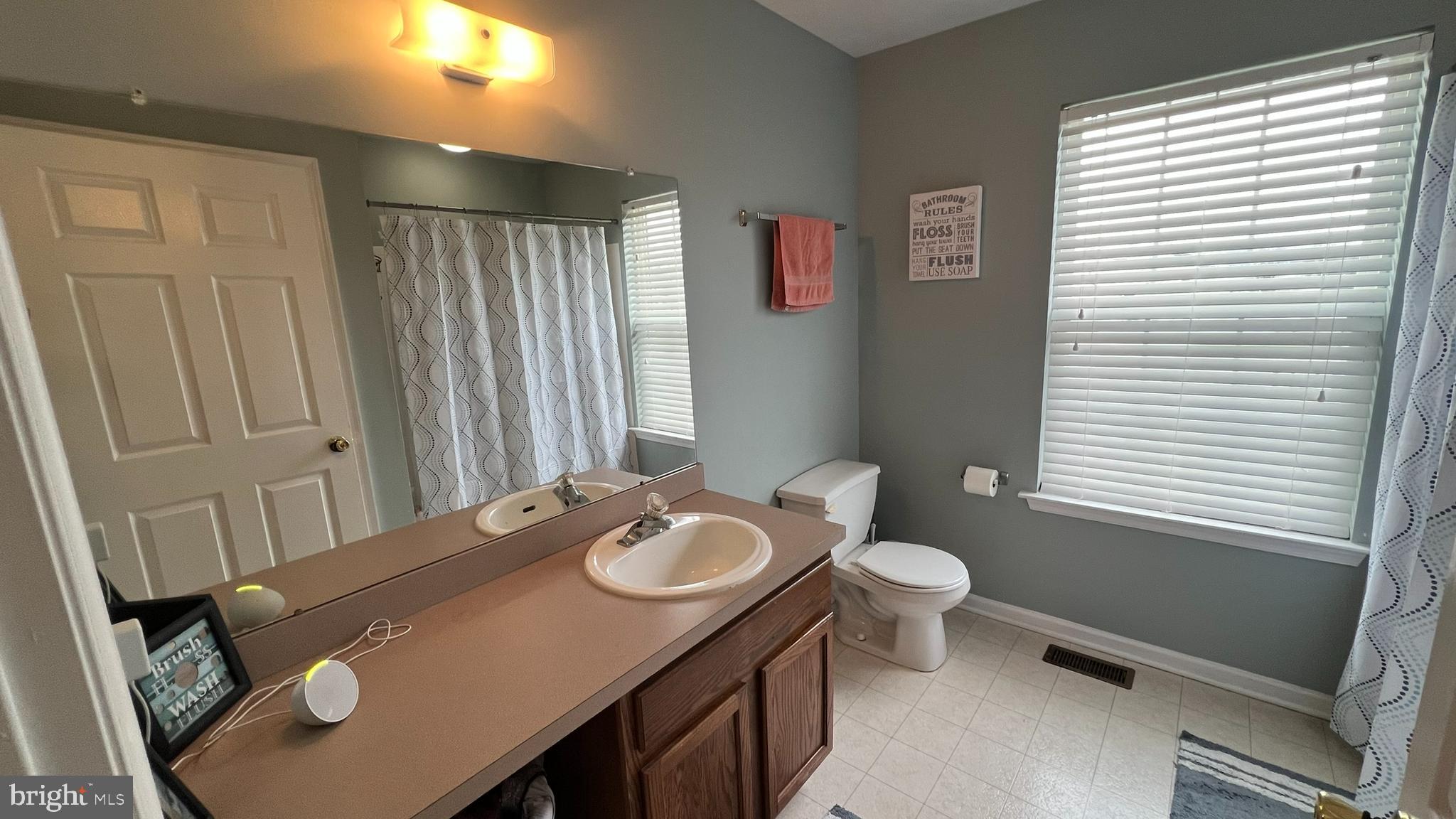 415 Stockton Loop Williamstown, NJ 08094 - Photo 36 of 41 a bathroom with a sink mirror and toilet