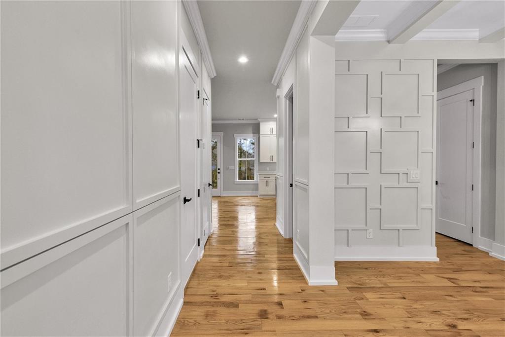 3369 Dodson Drive Connector East Point, GA 30344 - Photo 4 of 43 a view of a hallway with wooden floor