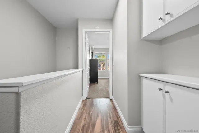 a bedroom with a bed and a closet