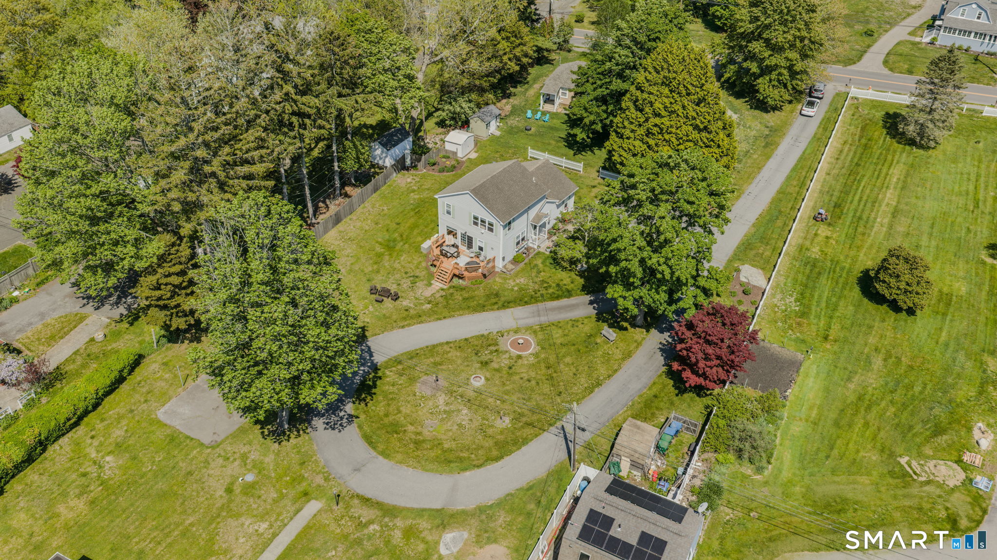 212 R Shore Road Waterford, CT 06385 - Photo 7 of 28 an aerial view of a residential houses