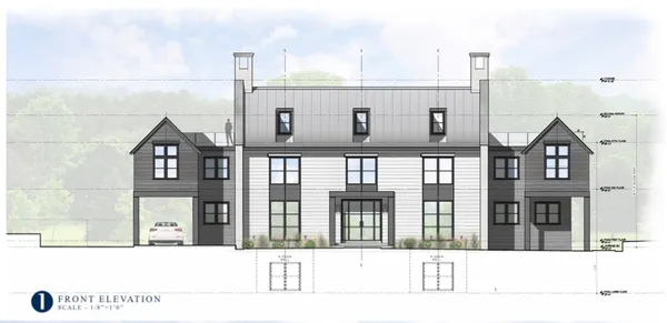 a black and white photo of a house