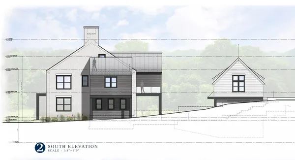 a black and white photo of a house