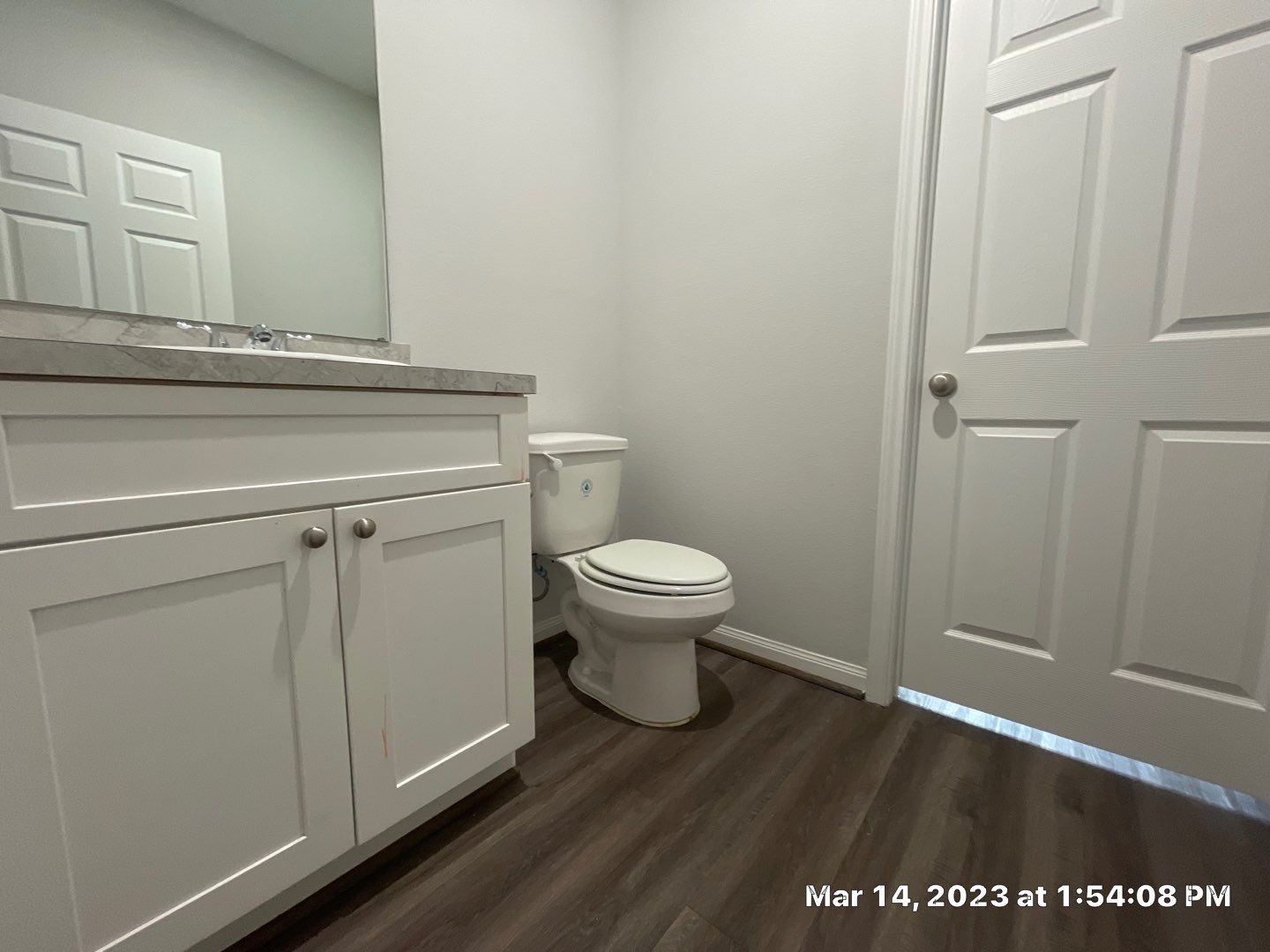 9014 Everglade Drive, Unit B Houston, TX 77078 - Photo 18 of 22 a bathroom with a toilet and a sink