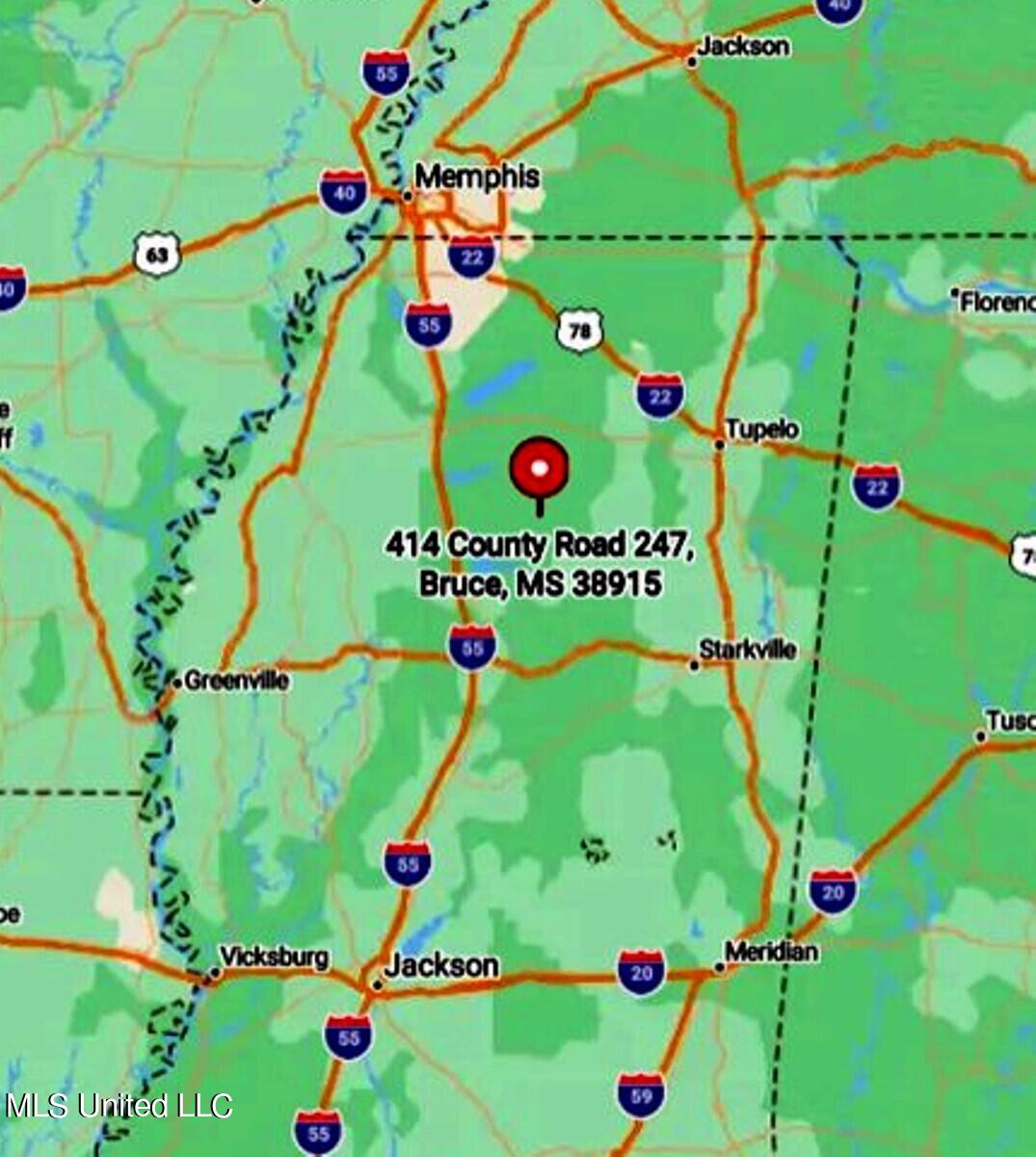 404 247th Road, Unit COUNTRY Bruce, MS 38915 - Photo 17 of 22 Map2
