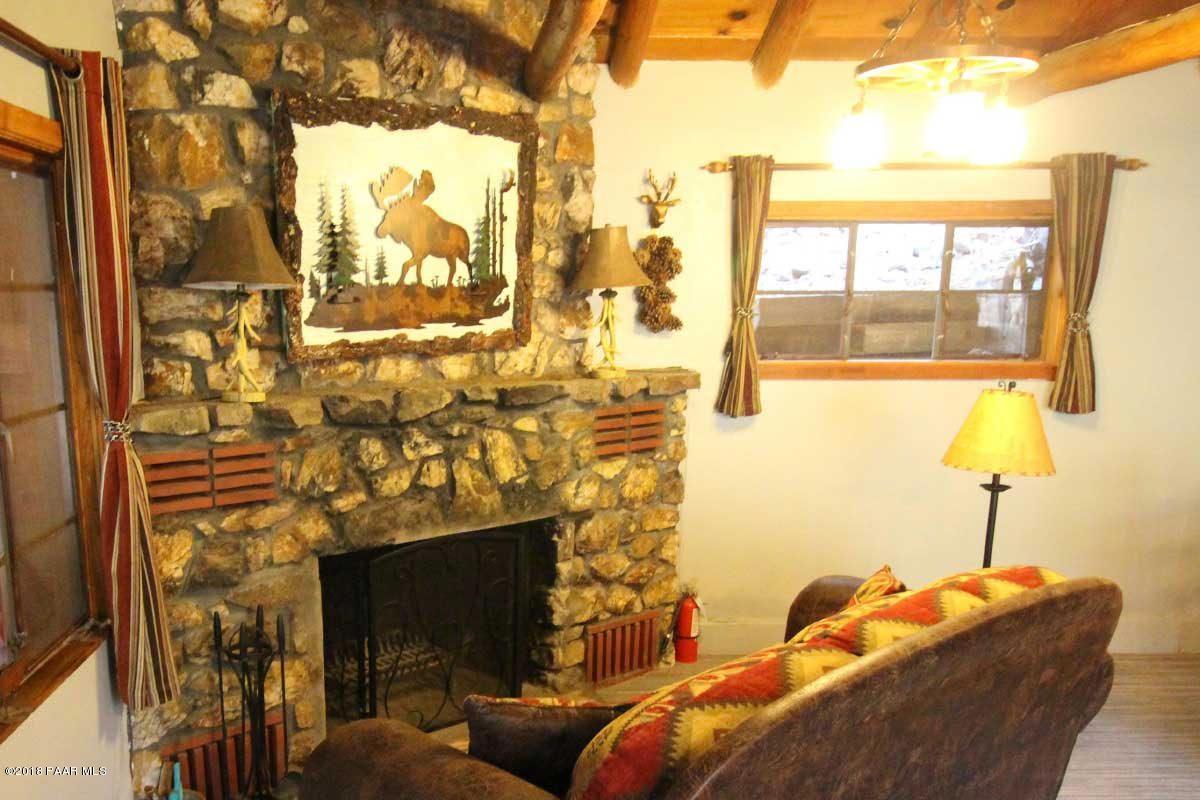 6575 Poland Road Mayer, AZ 86333 - Photo 13 of 47 fireplace