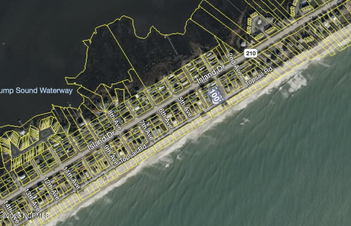 483 Topsail Road North Topsail Beach, NC 28460 - Photo 31 of 38 Map