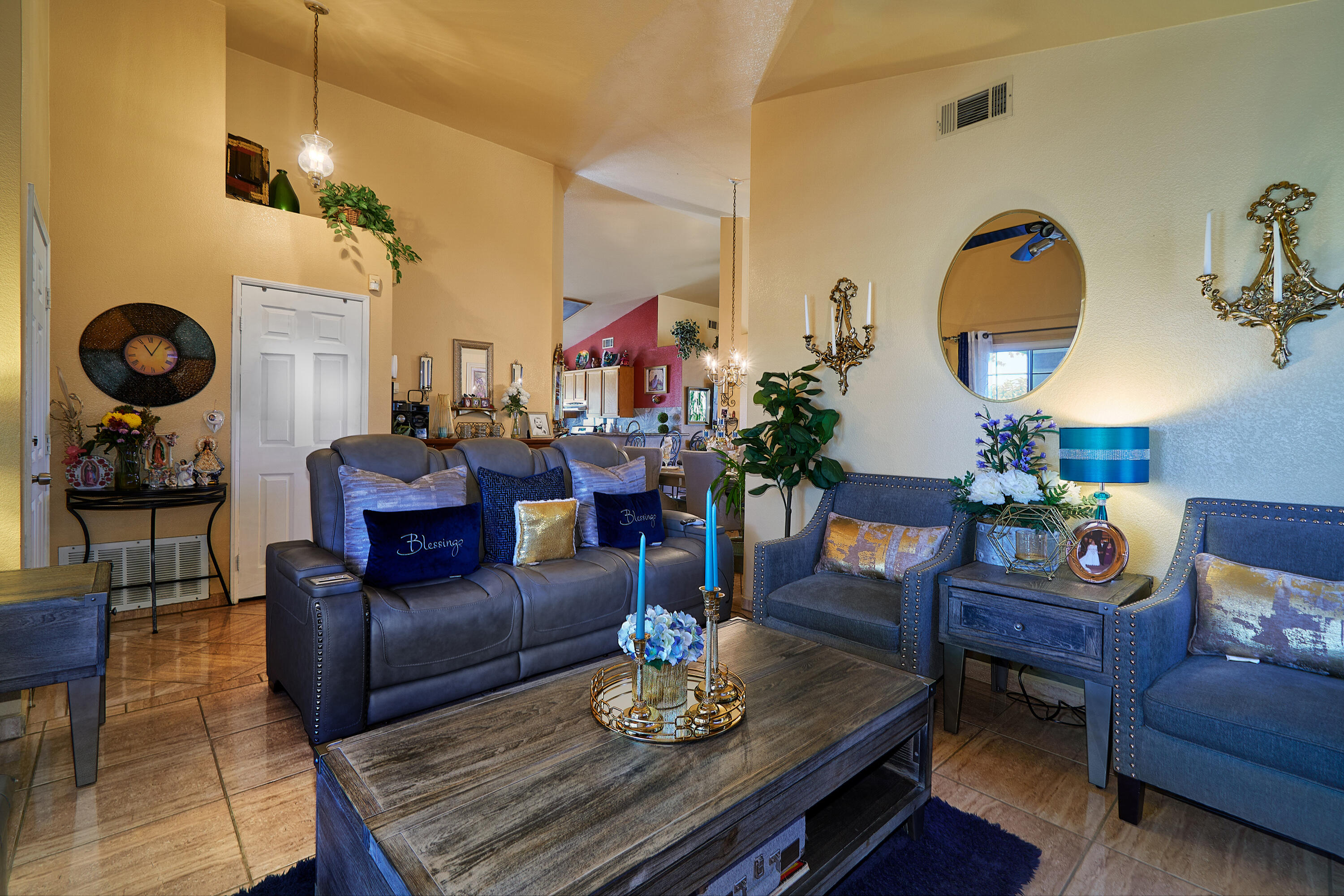 44146 Cassia Drive Indio, CA 92201 - Photo 6 of 20 a living room with furniture and wooden floor