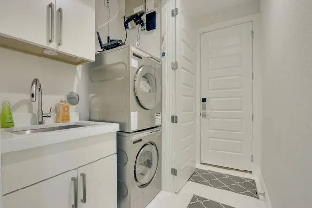 a view of swimming pool from a balcony