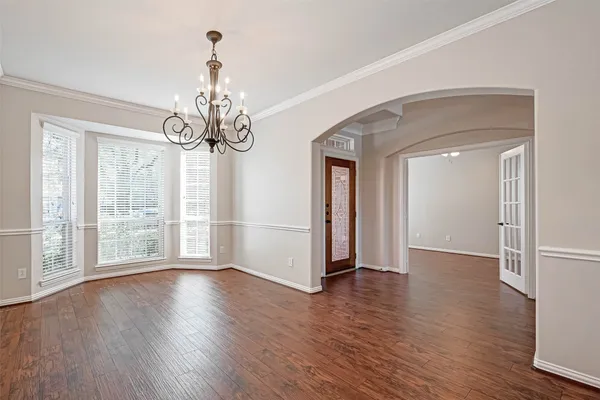 a view of livingroom with hardwood floor and window
