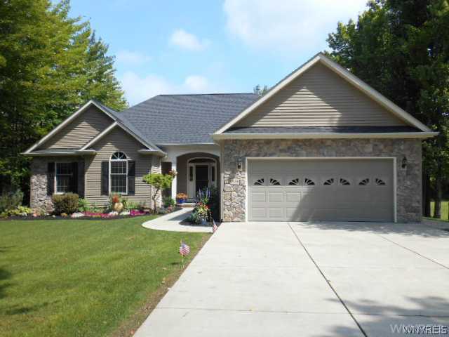1496 Wisconsin Road Evans, NY 14047 - Photo 1 of 1 Exterior Front. CUSTOM built Barden Home. Attached
