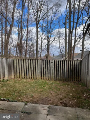 a backyard of a house