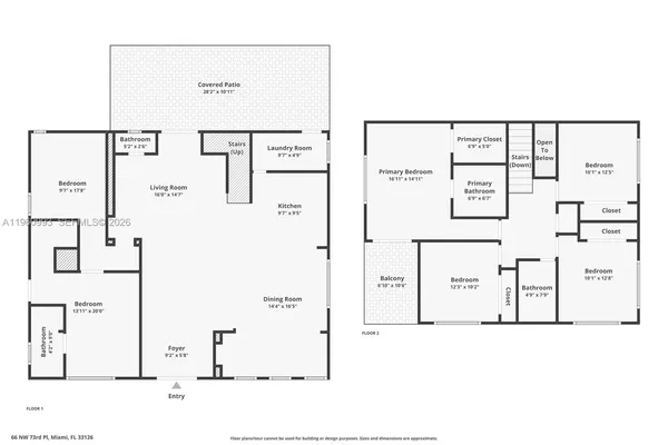 $1,039,000 | 66 Northwest 73rd Place, Miami, FL 33126