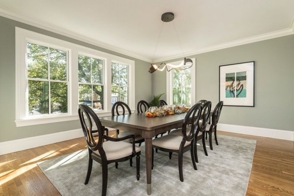 175 Coolidge Hill Road Cambridge, MA 02138 - Photo 3 of 25 a view of a dining room with furniture and a potted plant