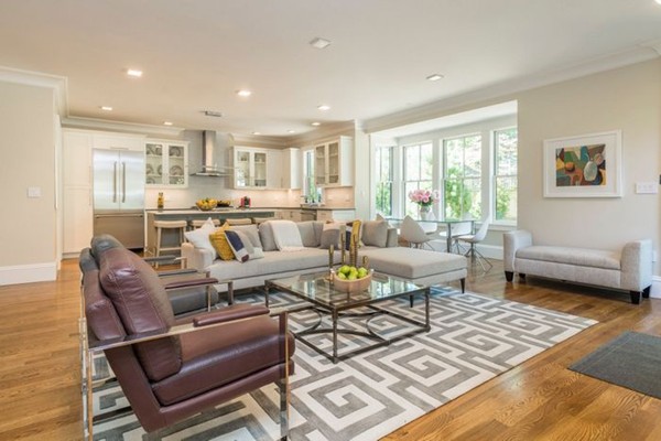 175 Coolidge Hill Road Cambridge, MA 02138 - Photo 5 of 25 a living room with lots of furniture and a rug