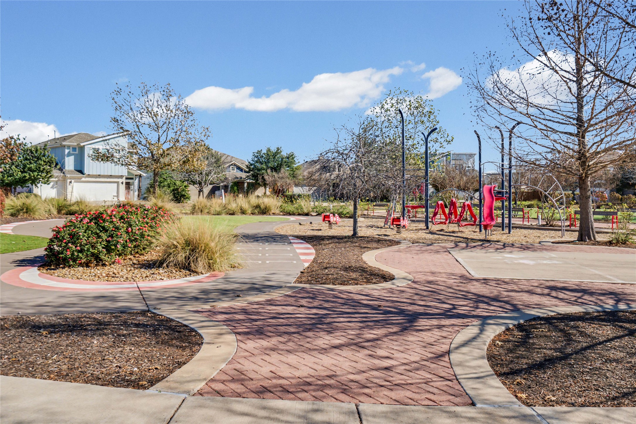7216 Cherry Beam Path Austin, TX 78744 - Photo 27 of 32 a view of water fountain in the middle of a yard