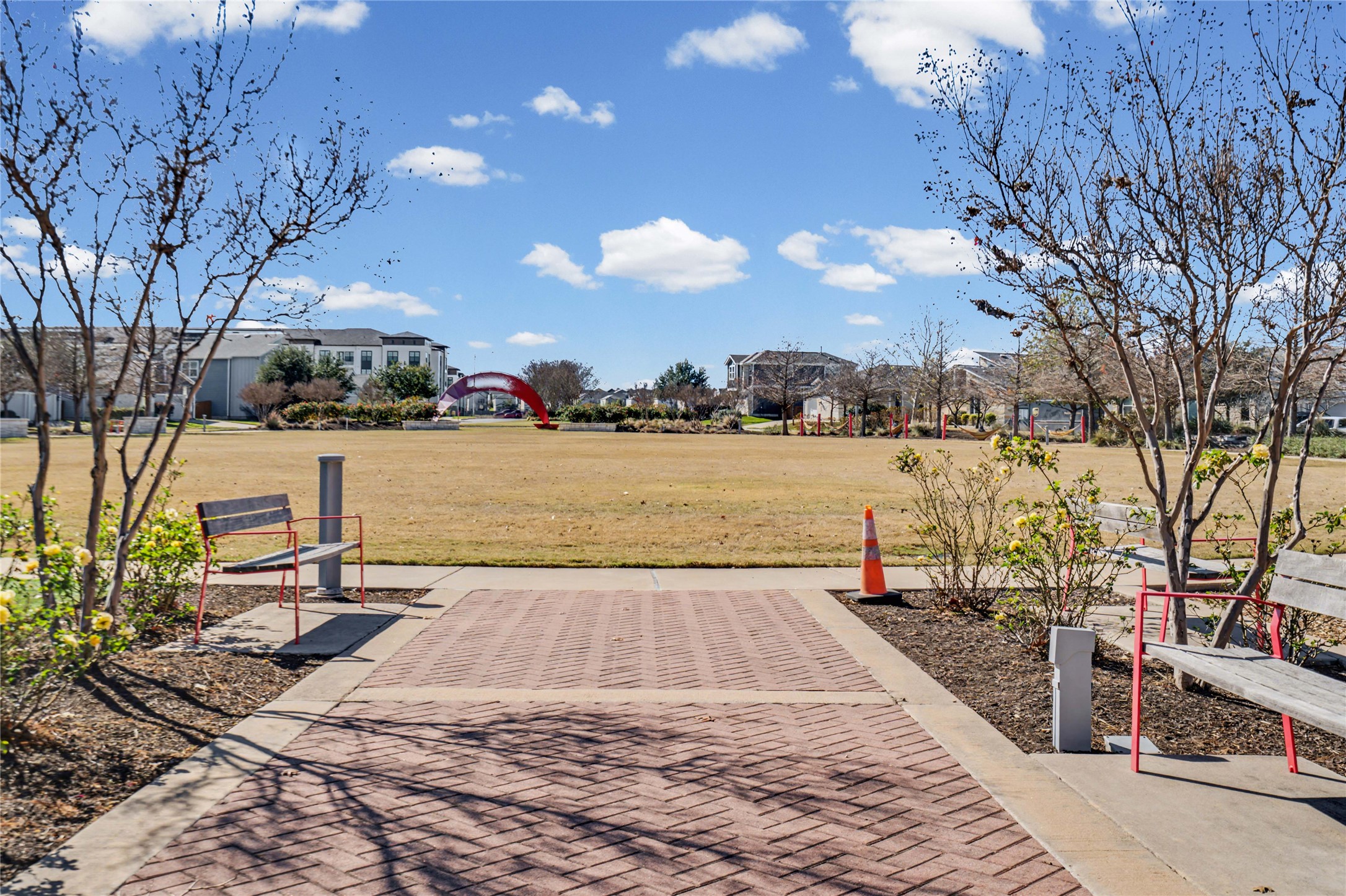 7216 Cherry Beam Path Austin, TX 78744 - Photo 28 of 32 a view of a swimming pool with an outdoor seating and a pathway