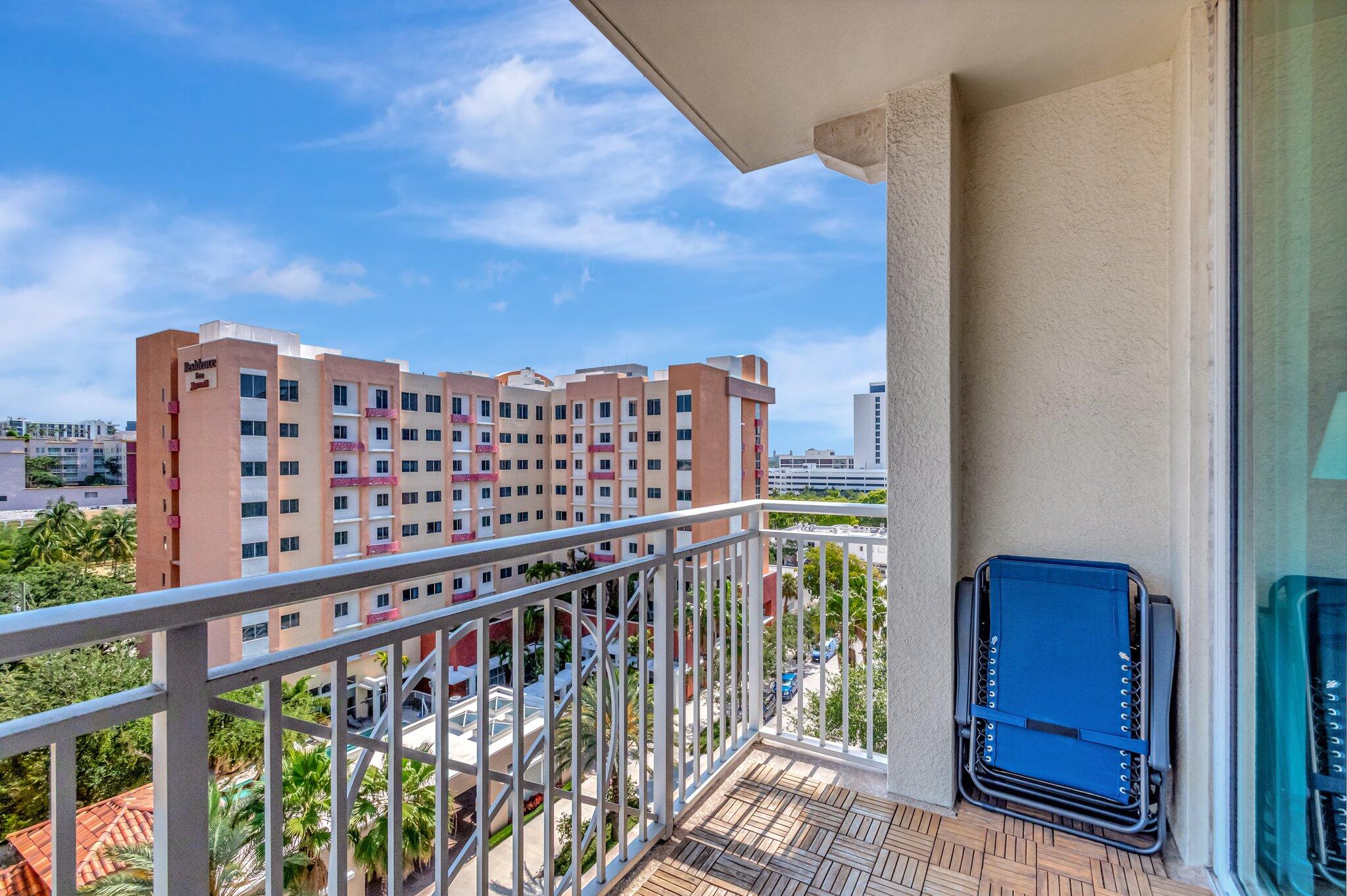 480 Hibiscus Street, Unit 709 West Palm Beach, FL 33401 - Photo 14 of 39 a city view from a balcony