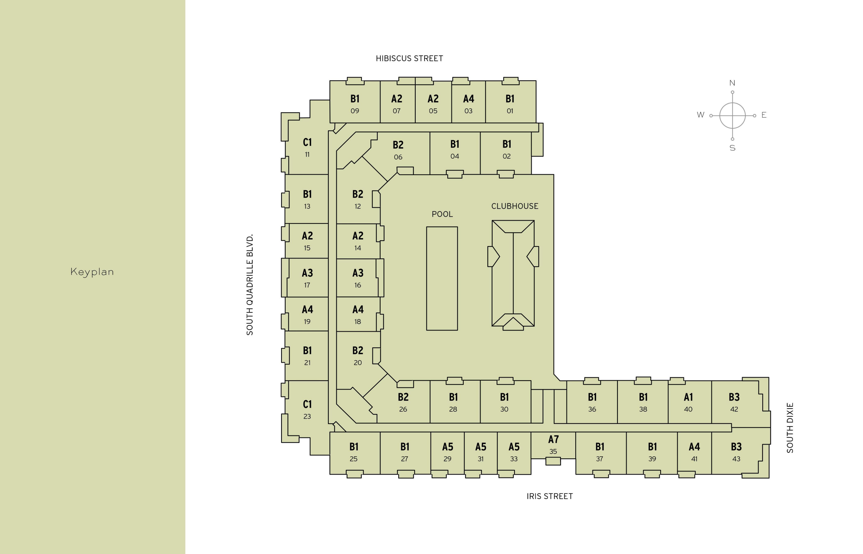 480 Hibiscus Street, Unit 709 West Palm Beach, FL 33401 - Photo 38 of 39 a black and white photo of a room