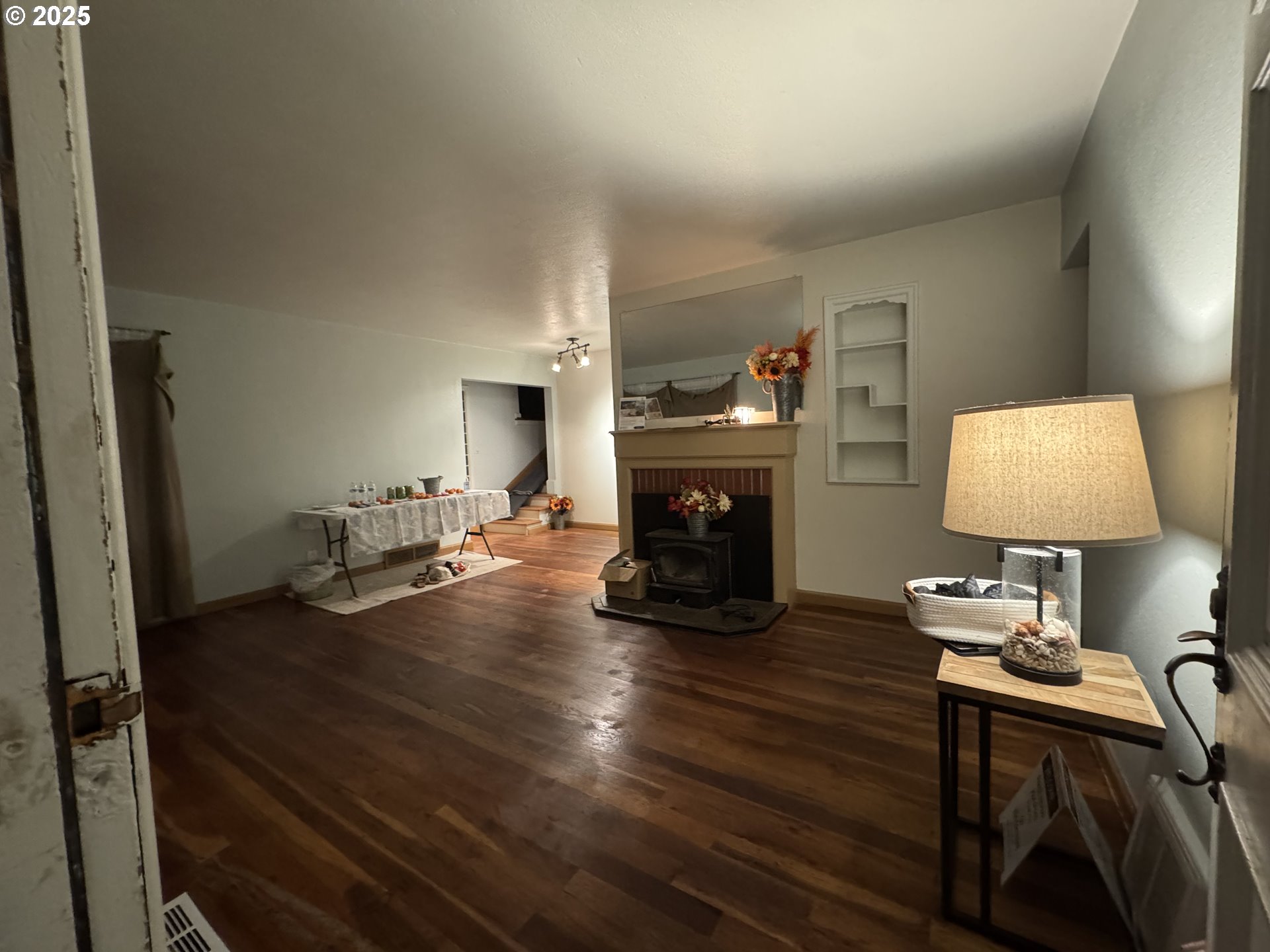 1115 Northeast 106th Avenue Portland, OR 97220 - Photo 44 of 46 a view of a livingroom with furniture and a fireplace
