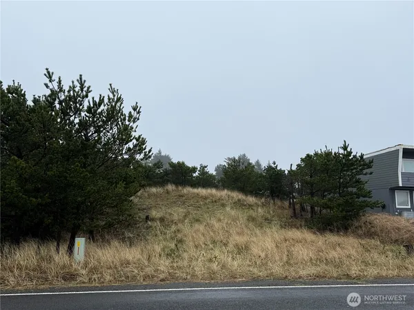 a view of a lake with mountain