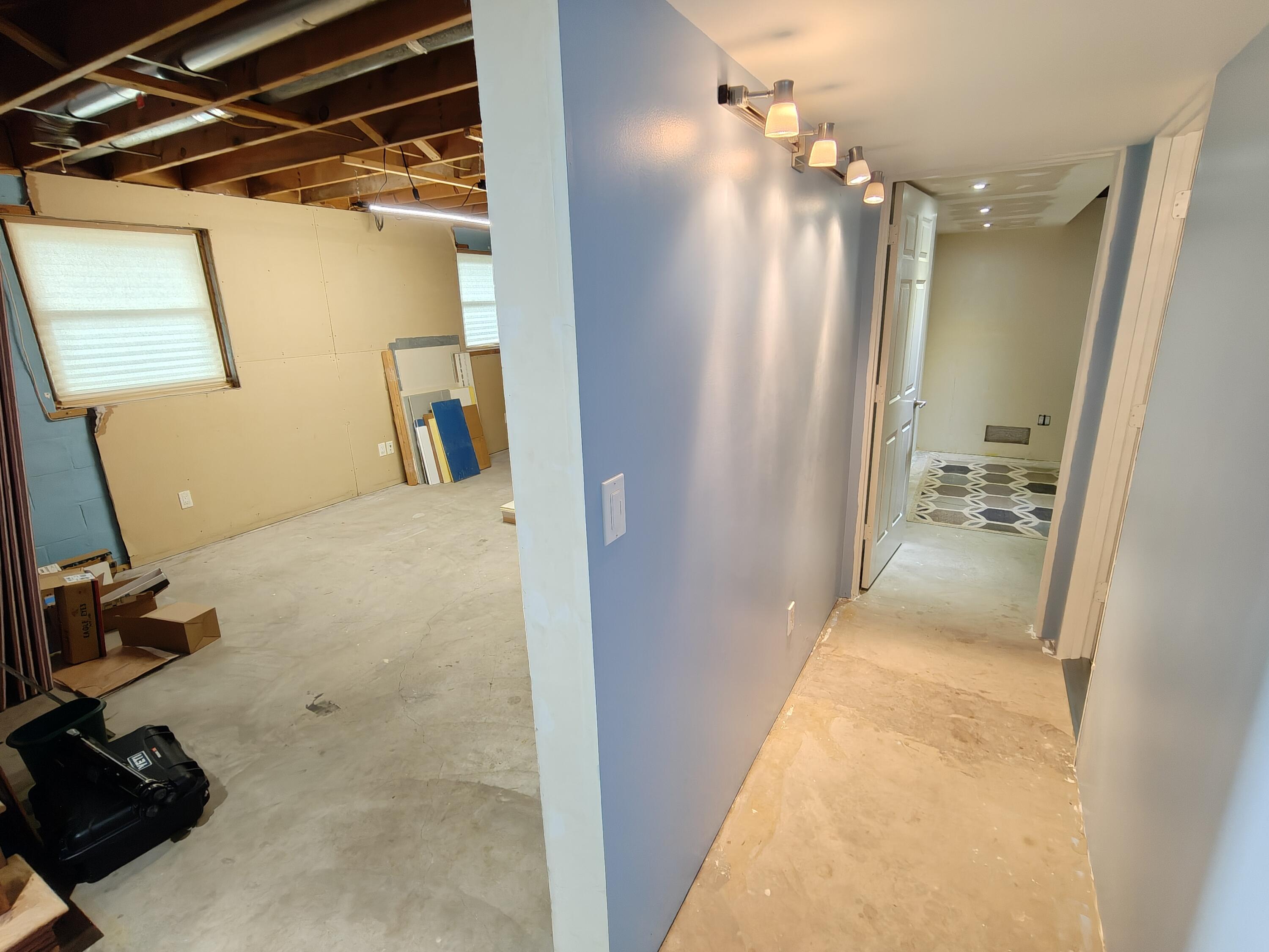 134 Elm Court Hebron, IN 46341 - Photo 19 of 36 a view of a hallway with workspace