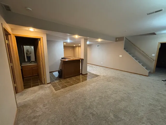 a view of empty room