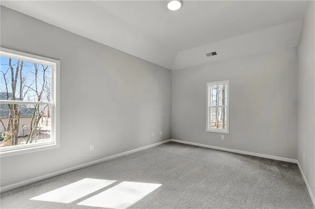 a view of a bathtub in a bathroom