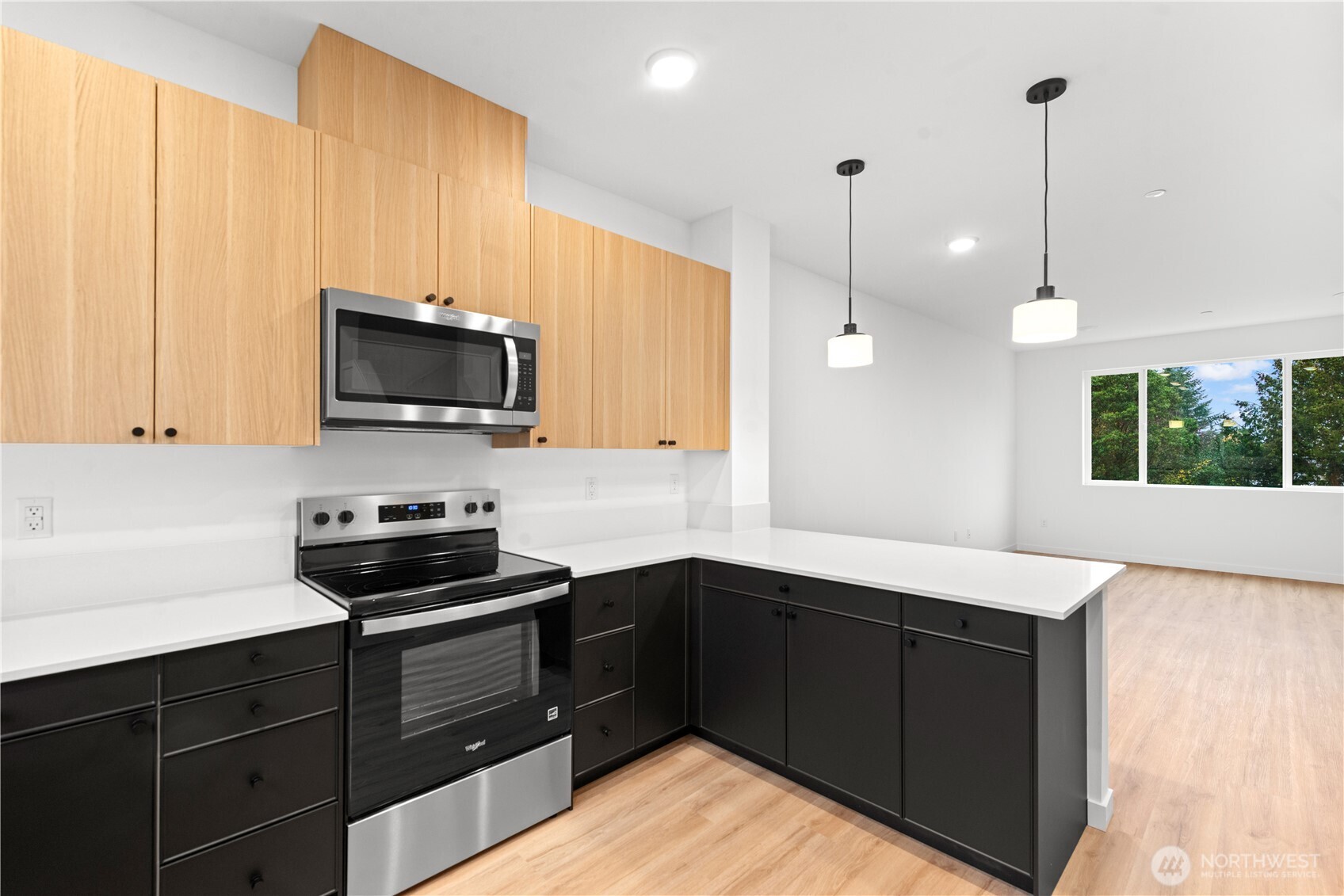 1421 Southwest 111th Lane Seattle, WA 98146 - Photo 17 of 35 a kitchen with a sink a window and appliances
