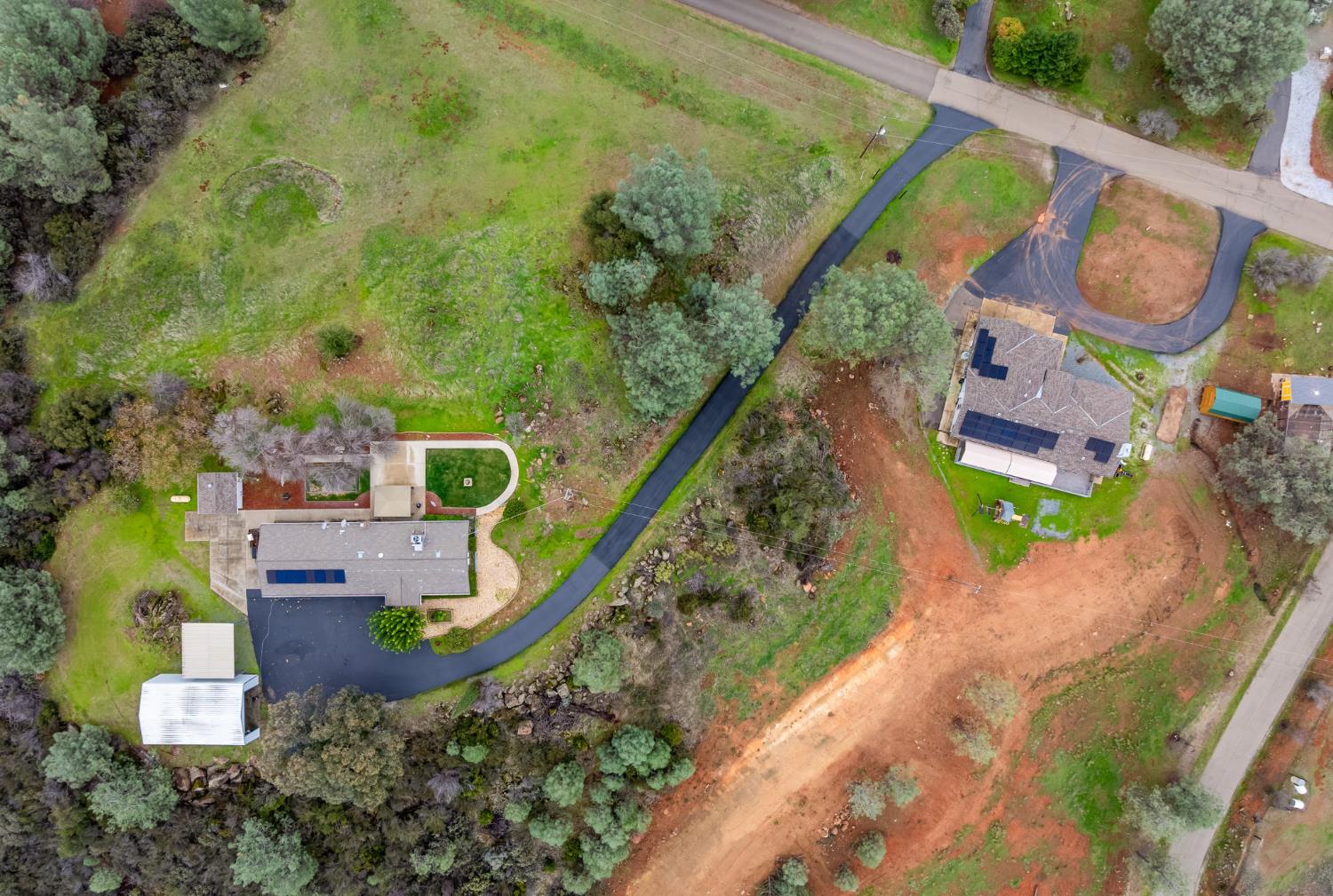 1261 Jurgens Road Rescue, CA 95672 - Photo 3 of 74 an aerial view of a house with a garden