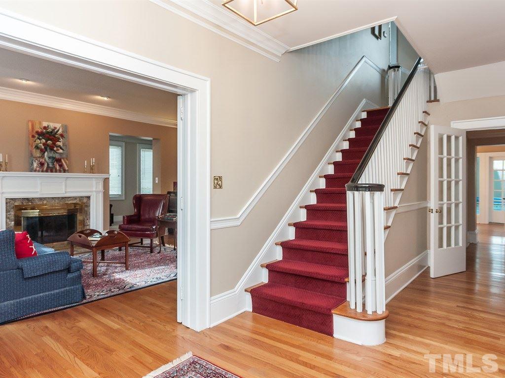 2025 St Marys Street Raleigh, NC 27608 - Photo 2 of 25 a view of entryway and hall with wooden floor