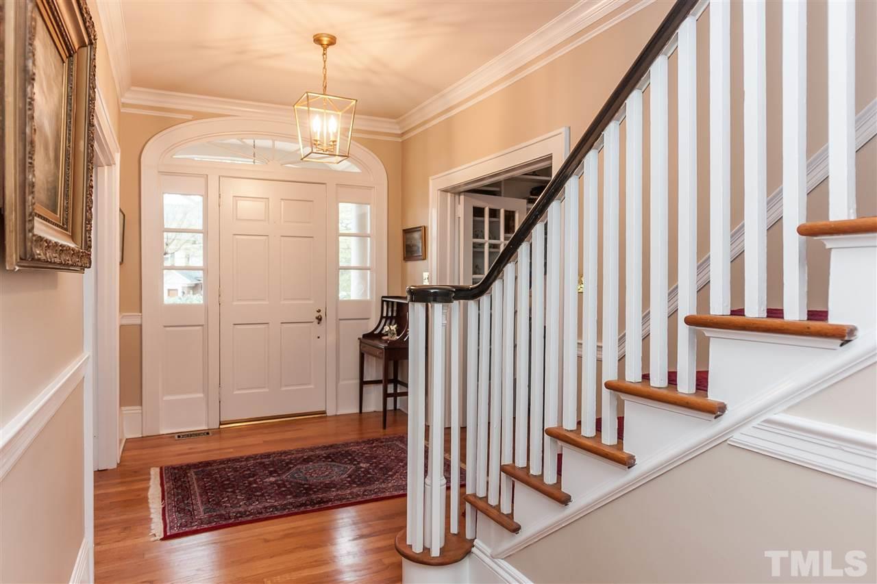 2025 St Marys Street Raleigh, NC 27608 - Photo 3 of 25 a view of entryway and hall with wooden floor