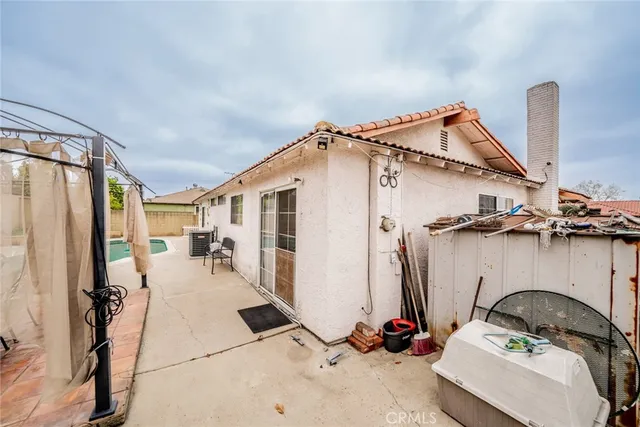 a room with gym equipment and mirror