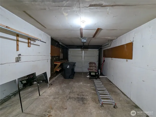 a room with lots of storage and utility