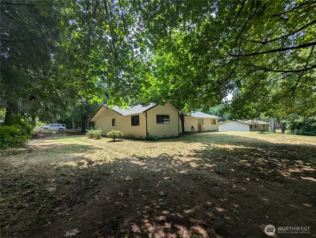 a house with lots of trees