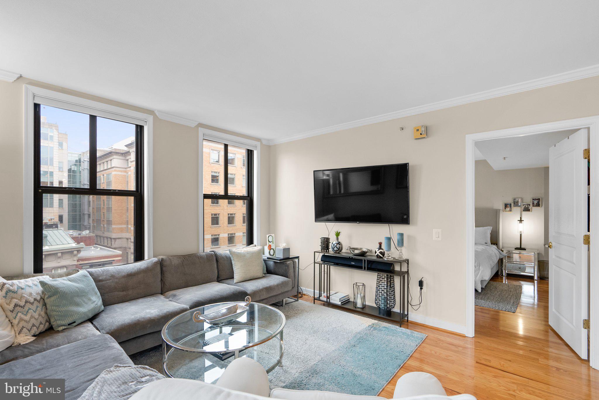 616 E Street Northwest, Unit 818 Washington, DC 20004 - Photo 11 of 40 Sunlit Living Area