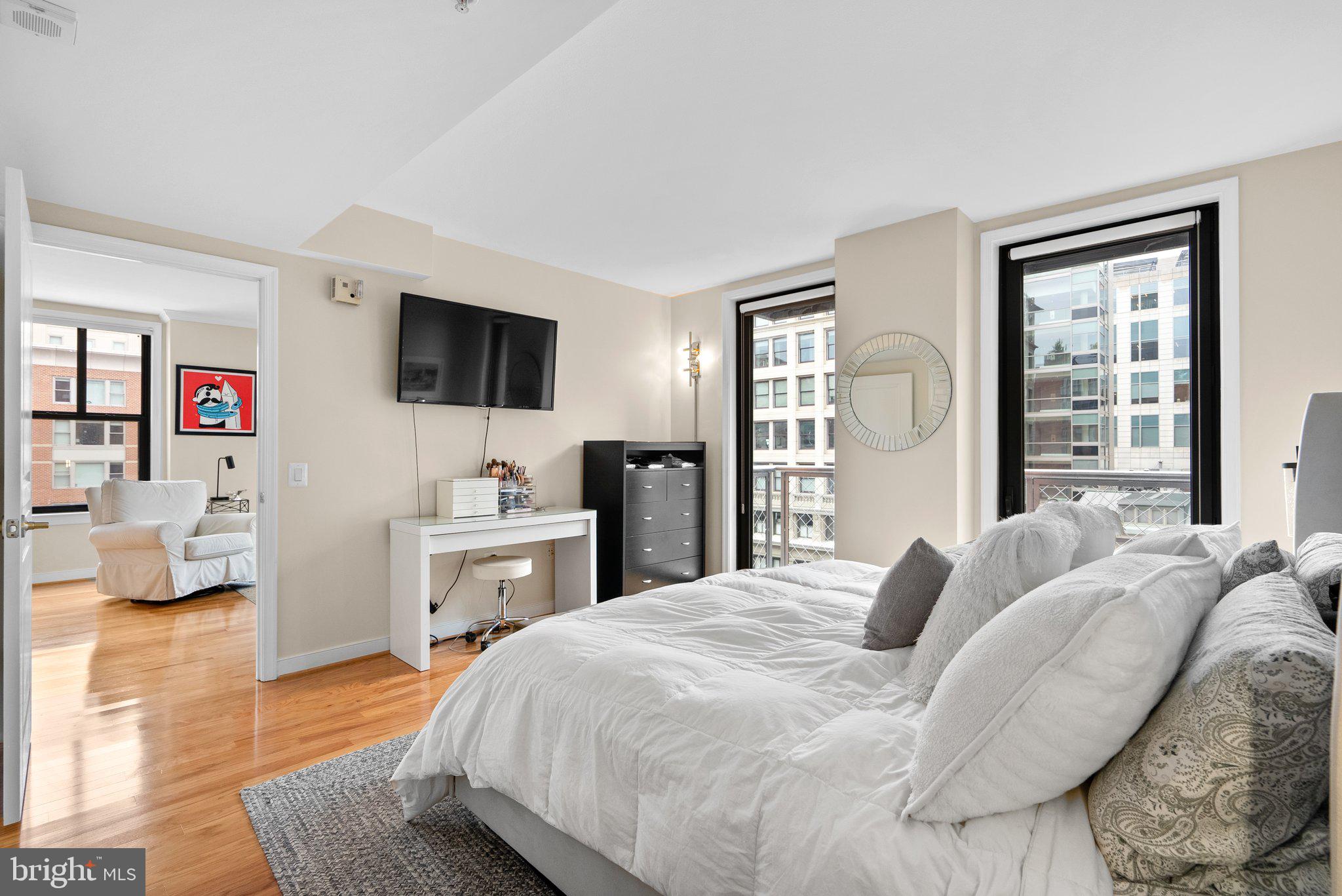 616 E Street Northwest, Unit 818 Washington, DC 20004 - Photo 16 of 40 Another View of Primary Bedroom