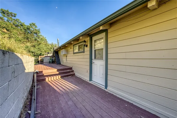 a view of deck with patio