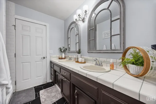 a view of a backyard with a garden