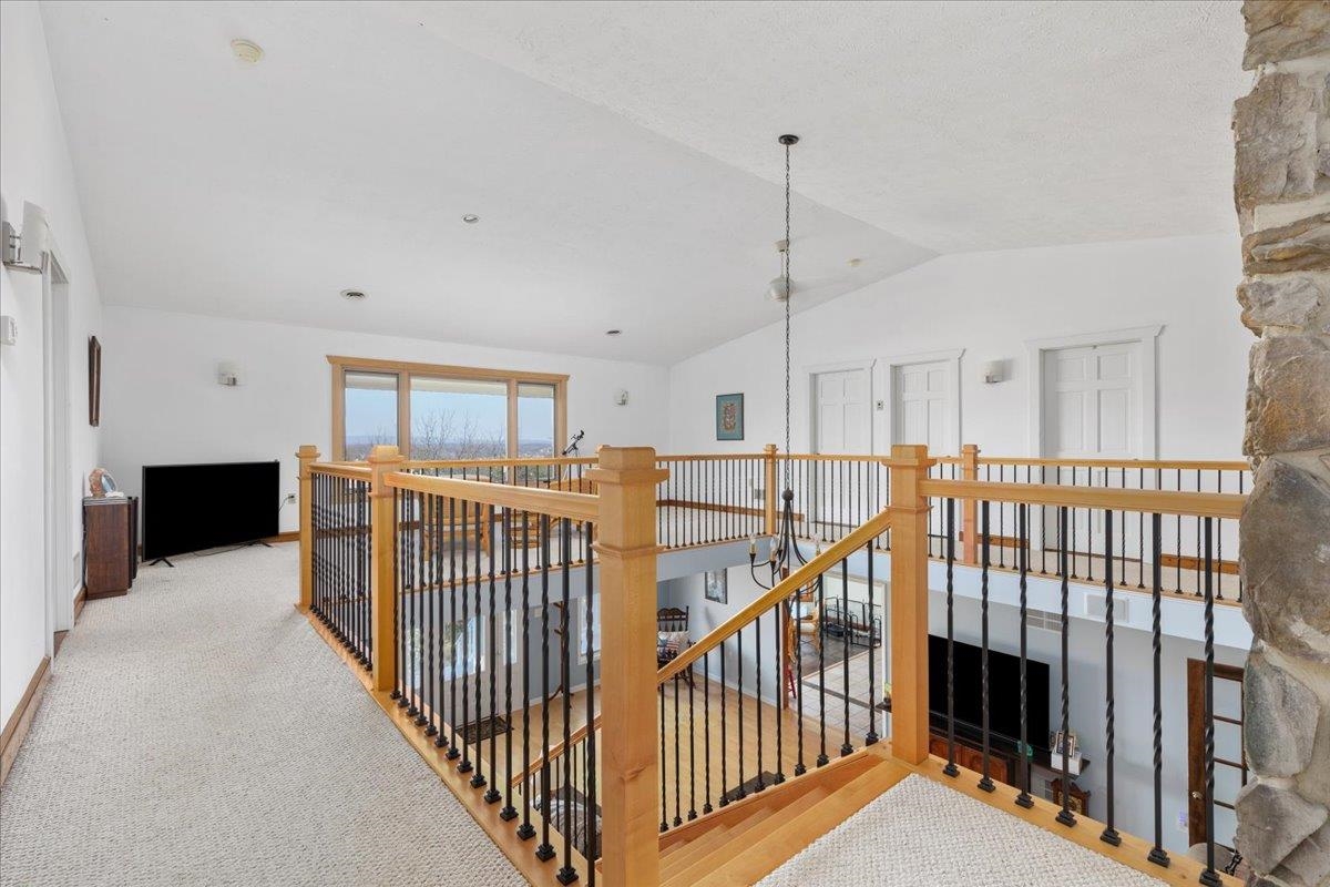 209 Park Ridge Court Front Royal, VA 22630 - Photo 21 of 59 a view of staircase with wooden floor and fireplace