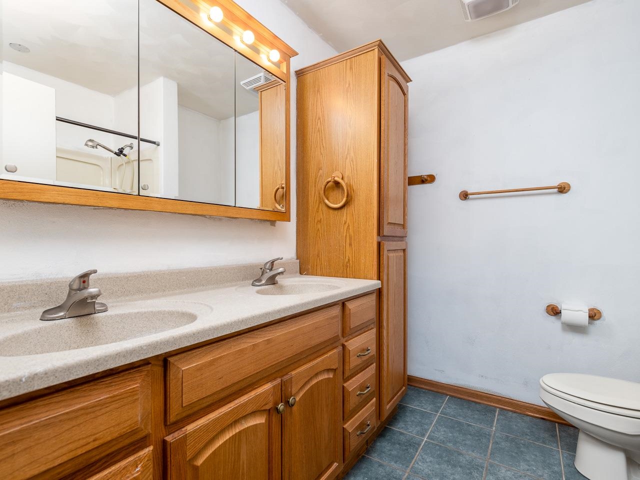1476 Chadbourne Drive Lake Summerset, IL 61019 - Photo 15 of 22 a bathroom with a sink a toilet and shower