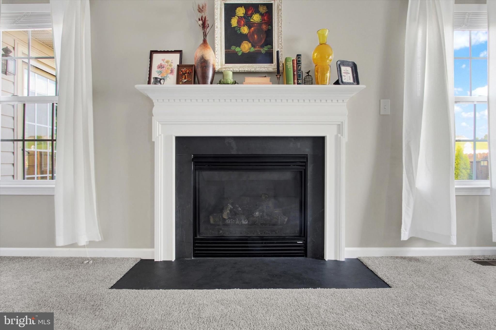 2523 Codorus Lane Spring Grove, PA 17362 - Photo 20 of 53 a living room with a fireplace and a window