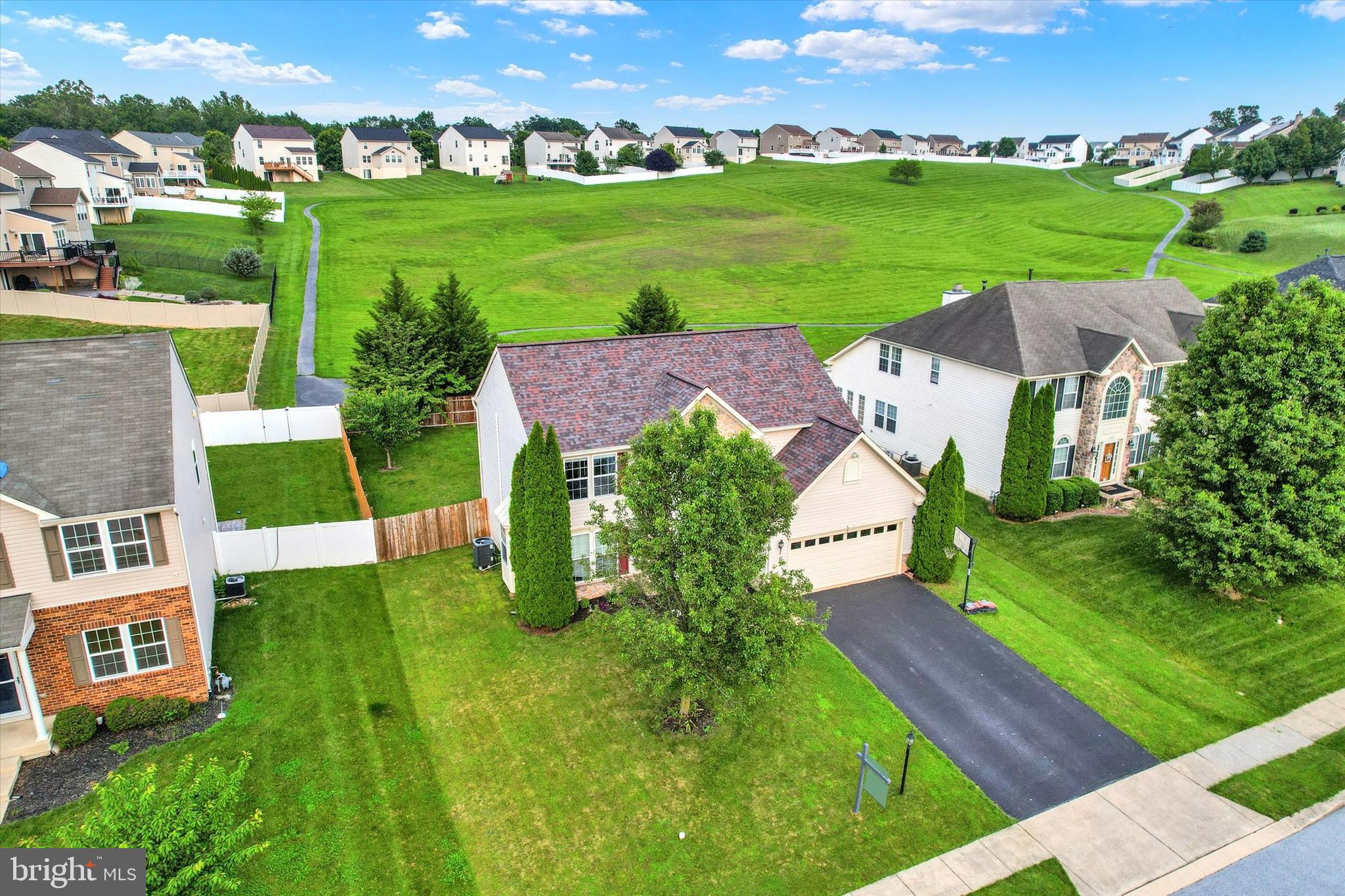 2523 Codorus Lane Spring Grove, PA 17362 - Photo 40 of 53 an aerial view of a house with outdoor space tennis court and street view