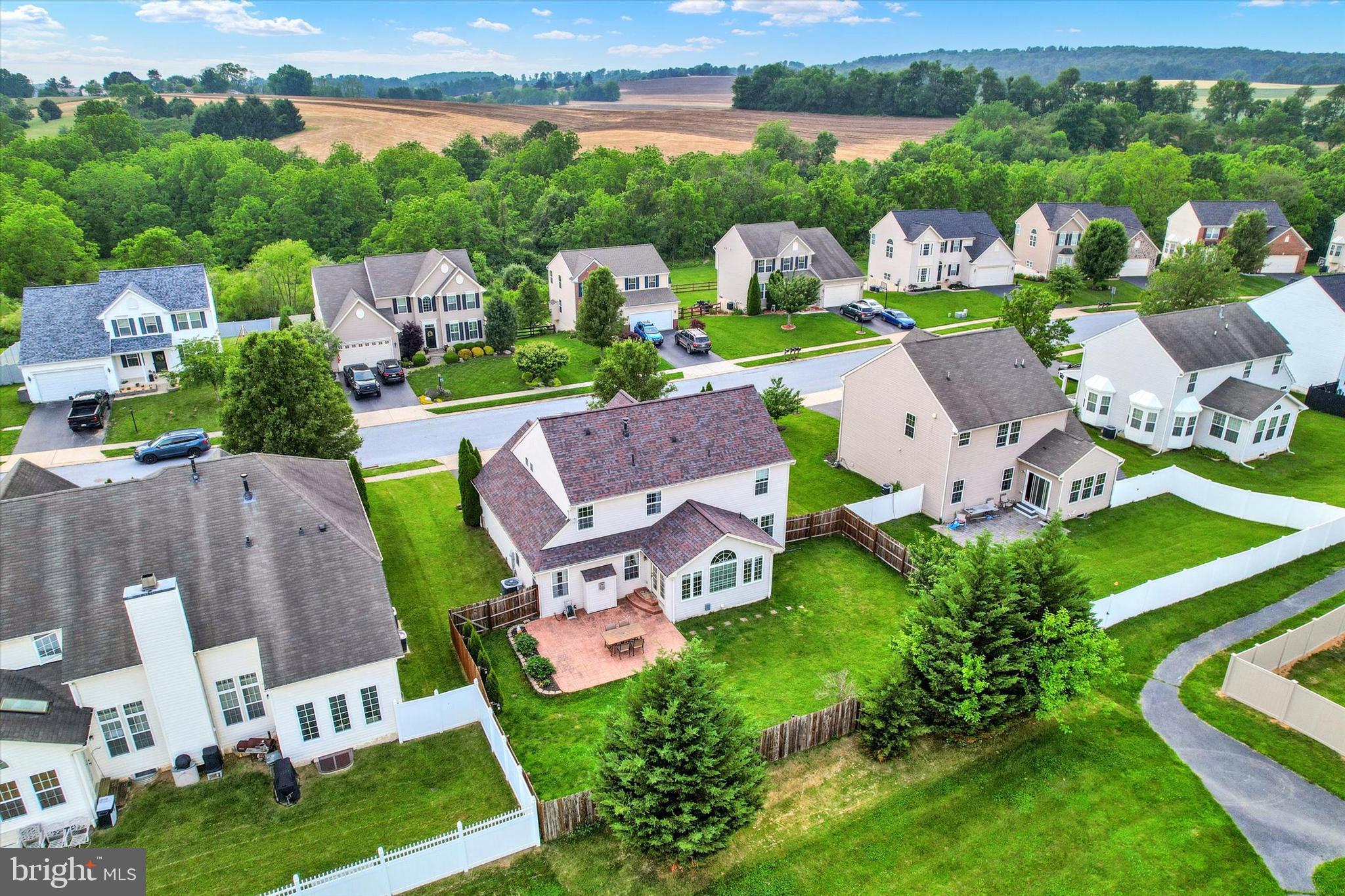 2523 Codorus Lane Spring Grove, PA 17362 - Photo 43 of 53 an aerial view of a house with garden space and ocean view