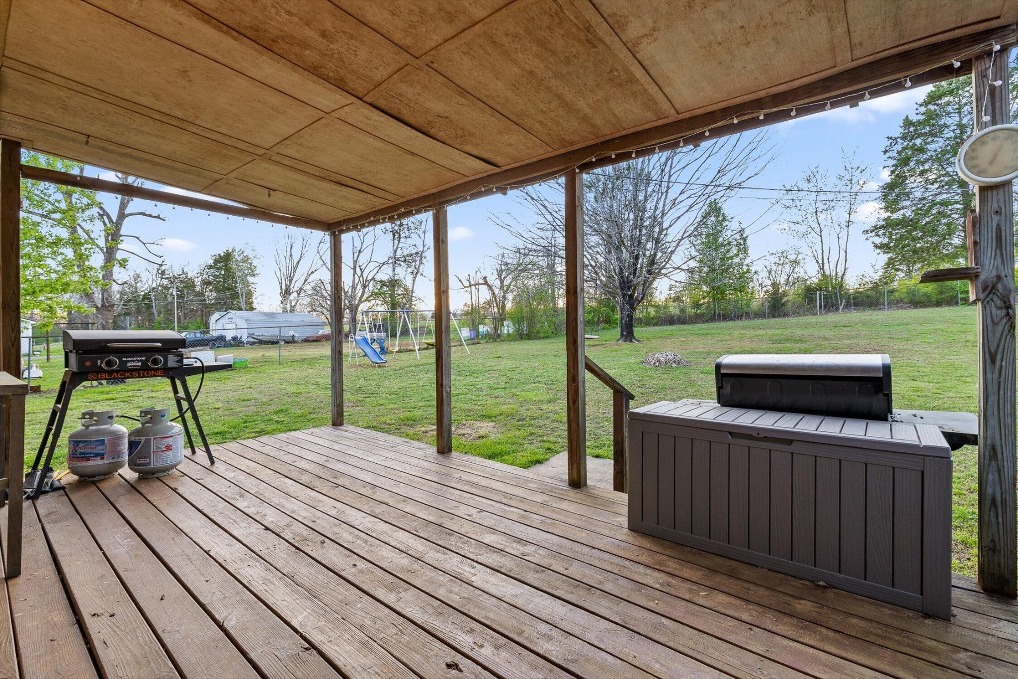 138 Sunset Drive Whitwell, TN 37397 - Photo 28 of 46 a view of a deck with wooden floor and outdoor space